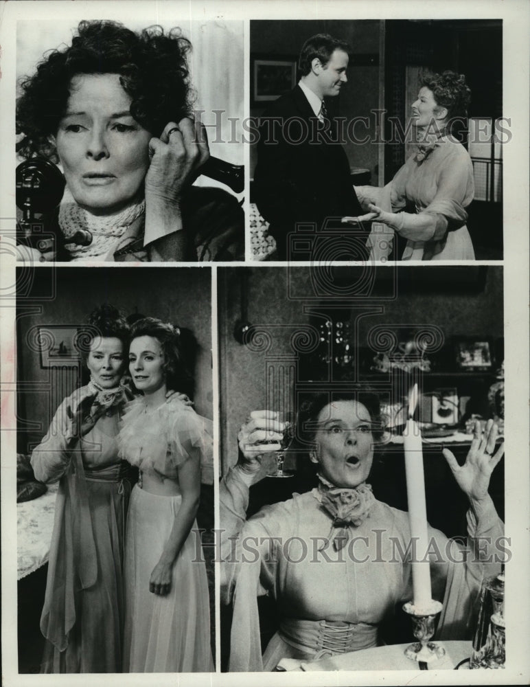 1975, Katharine Hepburn and Joanna Miles in "The Glass Menagerie" - Historic Images