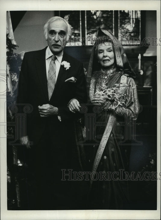 1986 Press Photo Katharine Hepburn Stars in "Mrs. Delafield Wants to Marry" - Historic Images