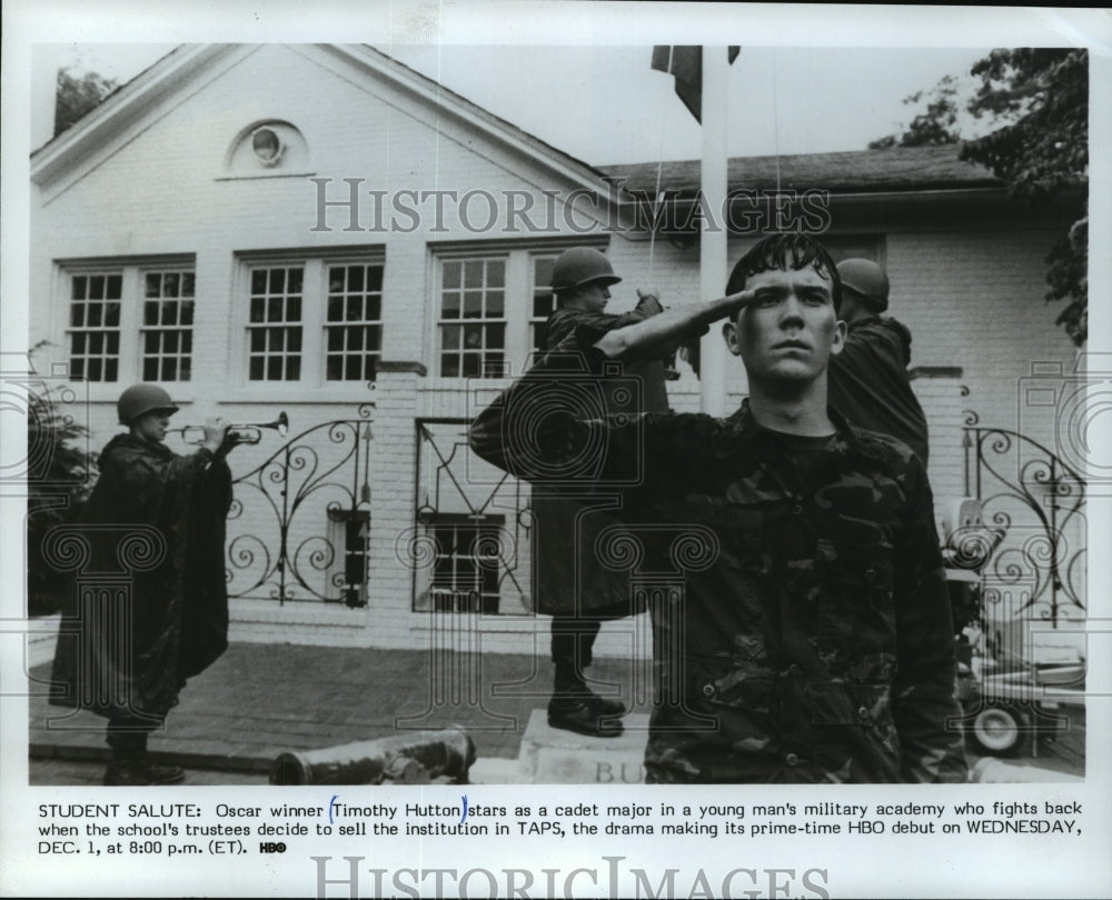 1983 Press Photo Timothy Hutton Stars in &quot;Taps&quot; - mjp06907-Historic Images