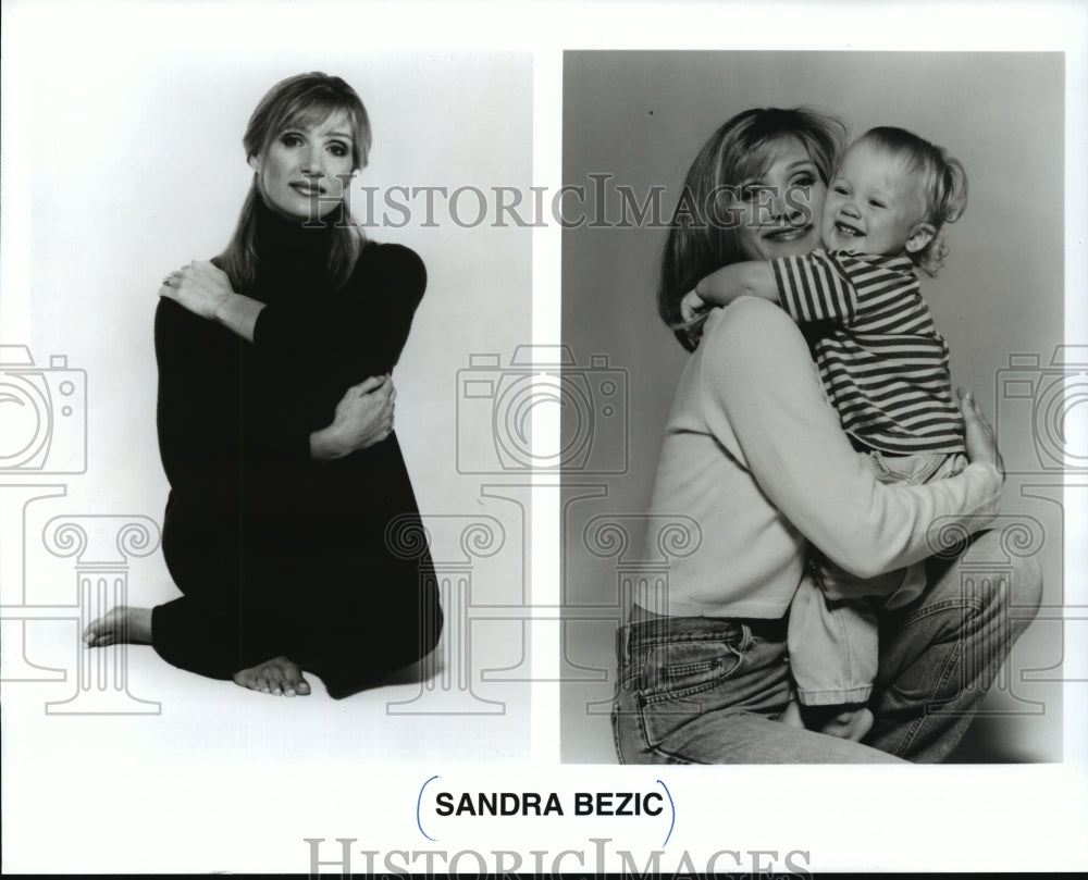 Press Photo Portraits of Sandra Bezic - mjp06976 - Historic Images