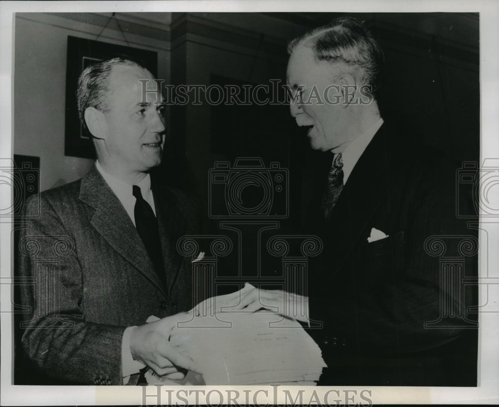 Press Photo GOP candidate Walter Kohler and Secretary of State Fred Zimmerman - Historic Images