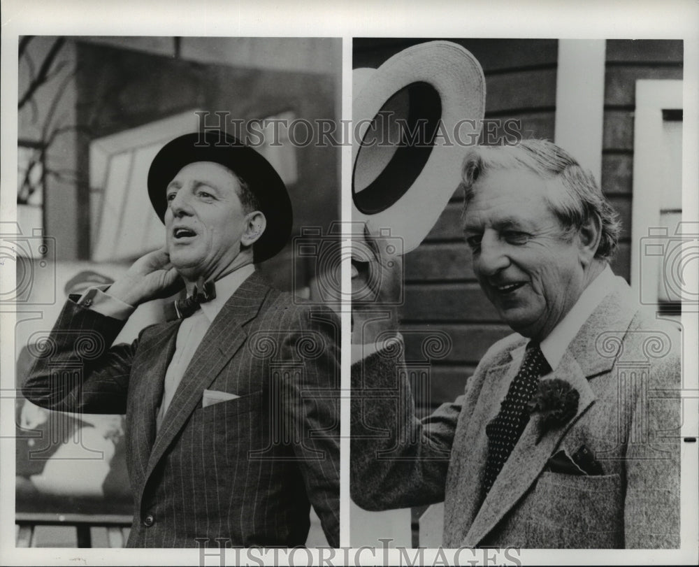 1976 Press Photo Ray Bolger in "Washington Square" and "The Entertainer" - Historic Images