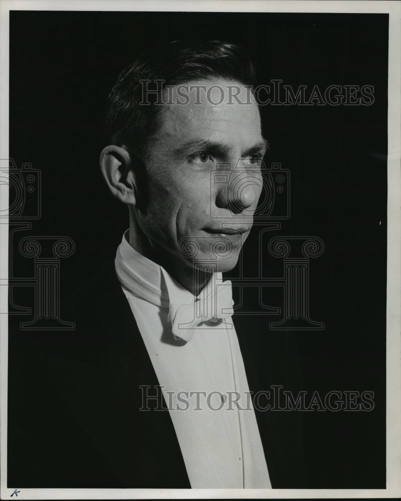 1958 Press Photo Edward Zielinski, Musician - mjp07122 - Historic Images