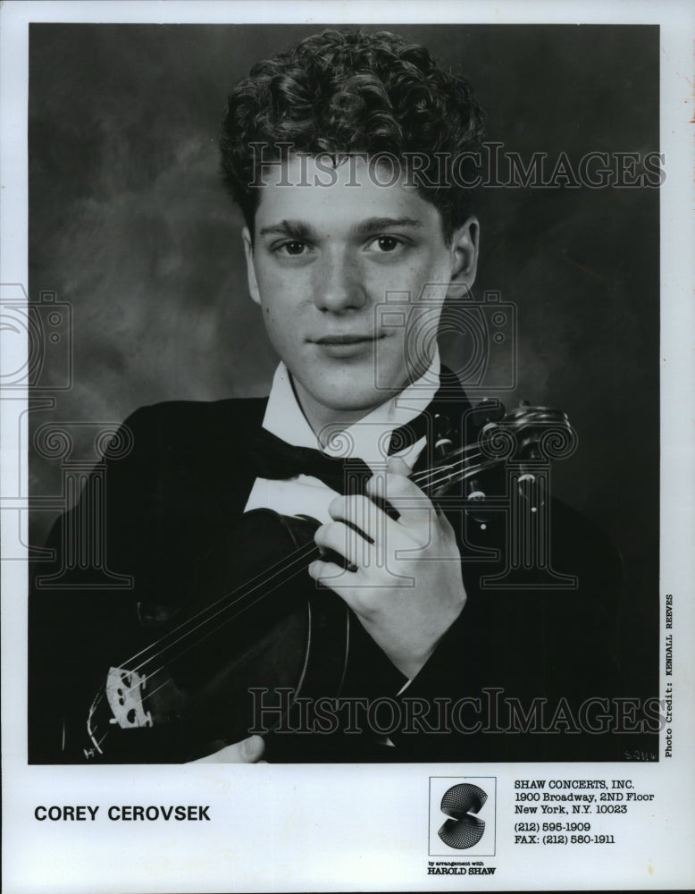 1994, Portrait of Corey Cerovsek, Vioilinist - mjp07146 - Historic Images