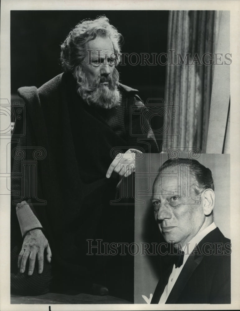 1966 Press Photo Melvyn Douglas Stars in "Lamp at Midnight" - mjp07203 - Historic Images