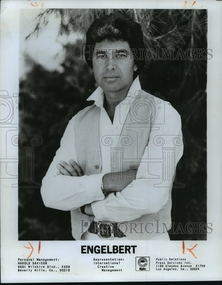 1979 Press Photo Engelbert Humperdinck, Singer - mjp07418 - Historic Images