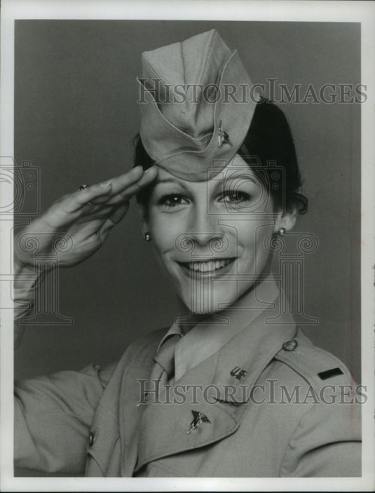 1977 Press Photo Jamie Lee Curtis on "Operation Petticoat" - mjp07486 - Historic Images