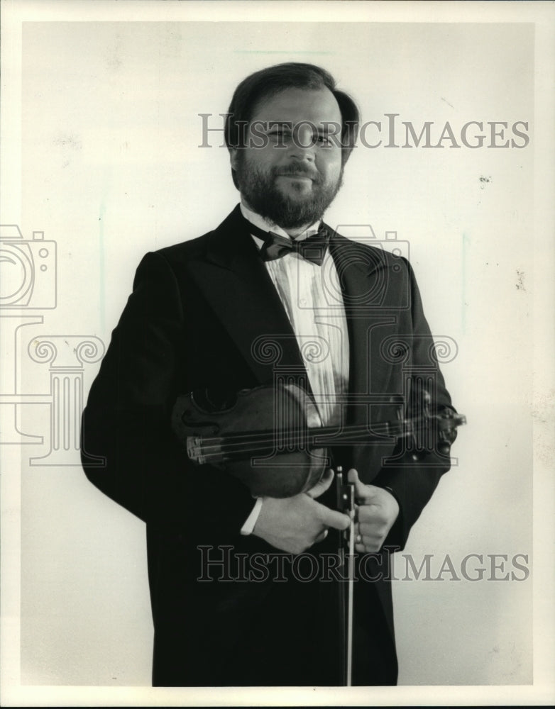 1984 Press Photo Chuck Cushinery, Violinist - mjp07497 - Historic Images