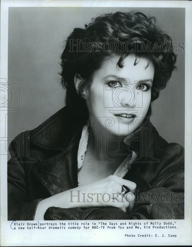 1988 Press Photo Blair Brown in &quot;The Days and Nights of Molly Dodd&quot; - mjp07602 - Historic Images