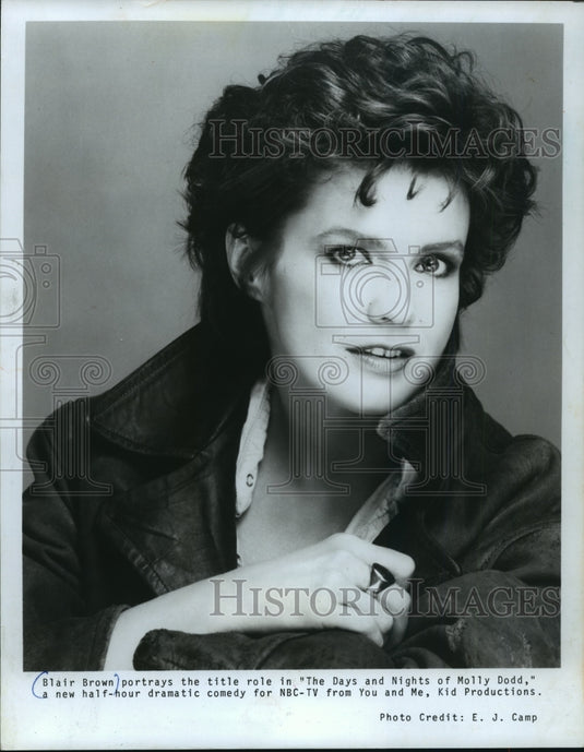 1988 Press Photo Blair Brown in "The Days and Nights of Molly Dodd" - mjp07602 - Historic Images
