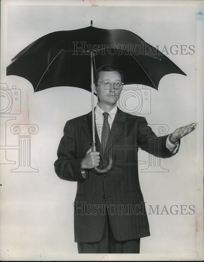 1958 Press Photo Wally Cox as "Hiram Holliday" - mjp07657 - Historic Images