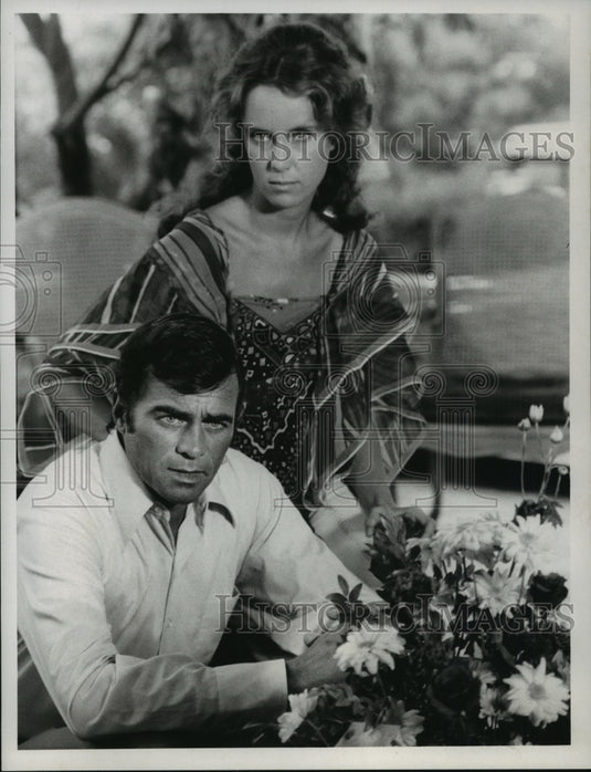 1973 Press Photo Glenn Corbett Guest Stars on "The Mystery Double Feature"-Historic Images