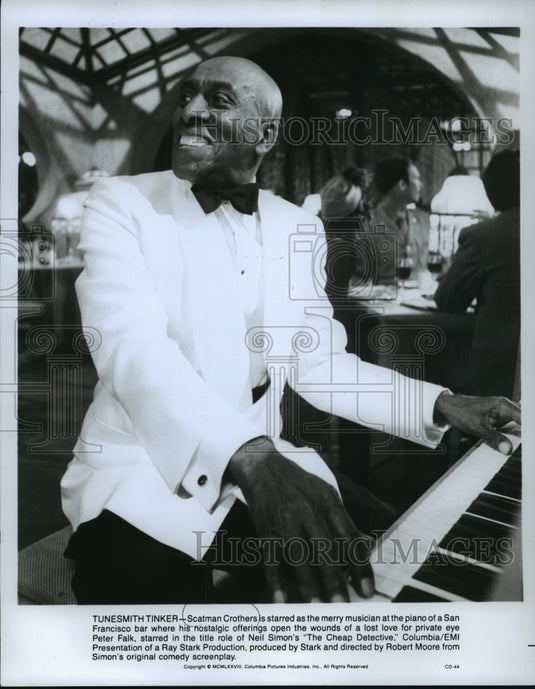 1979, Scatman Crothers Stars in "The Cheap Detective" - mjp07836 - Historic Images