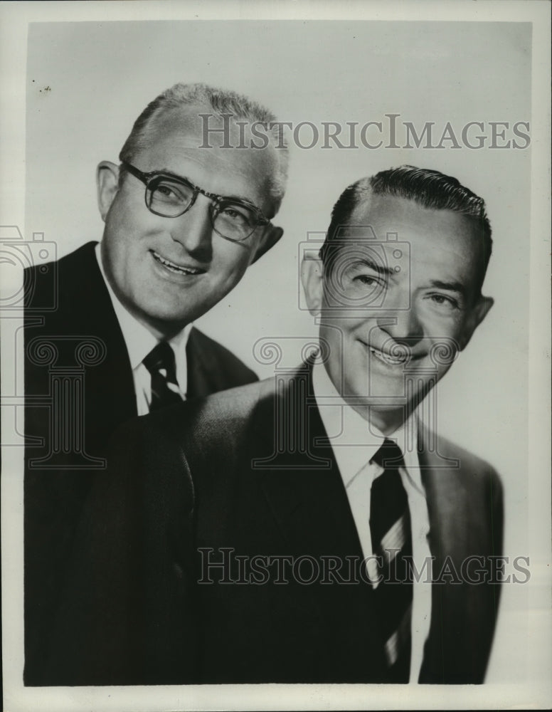 1955 Press Photo Tommy and Jimmy Dorsey on "Stage Show" - mjp07907-Historic Images