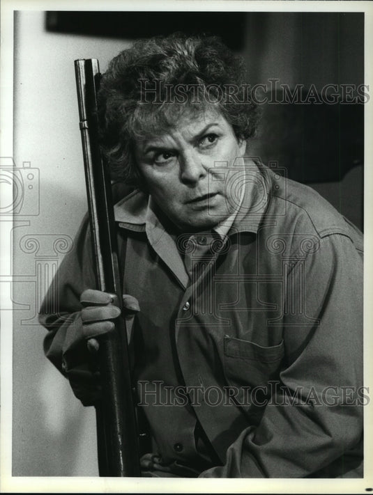 1980, Mercedes McCambridge Guest Stars in "Hagen" - mjp07914 - Historic Images