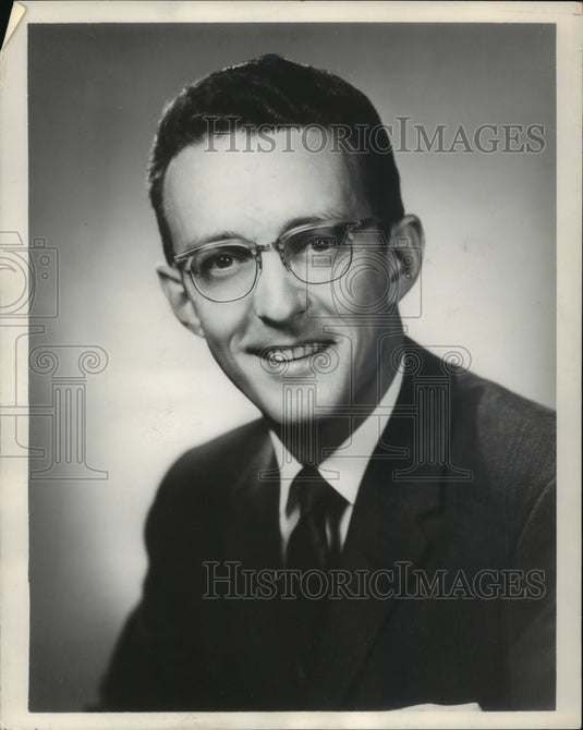 Press Photo Joe Dorsey, WEMP Personnel - mjp07935 - Historic Images