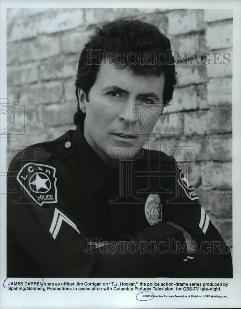 1985, James Darren Stars As Officer Jim Corrigan On &#39;T.J. Hooker&#39; - Historic Images