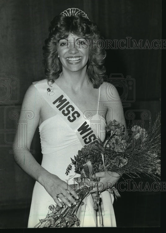 1982 Press Photo Karen Rogers Named Miss Wisconsin National Teenager - mjp08022 - Historic Images
