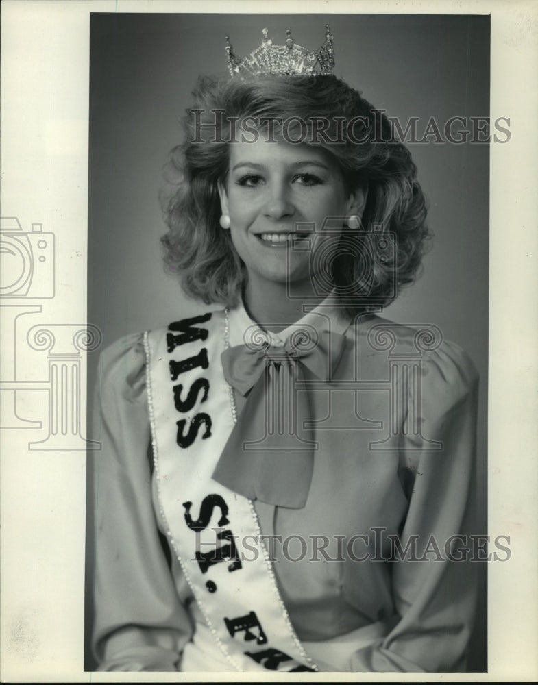 1985 Mary Anderson Was Selected Miss St. Francis, Miss Wisconsin-Historic Images