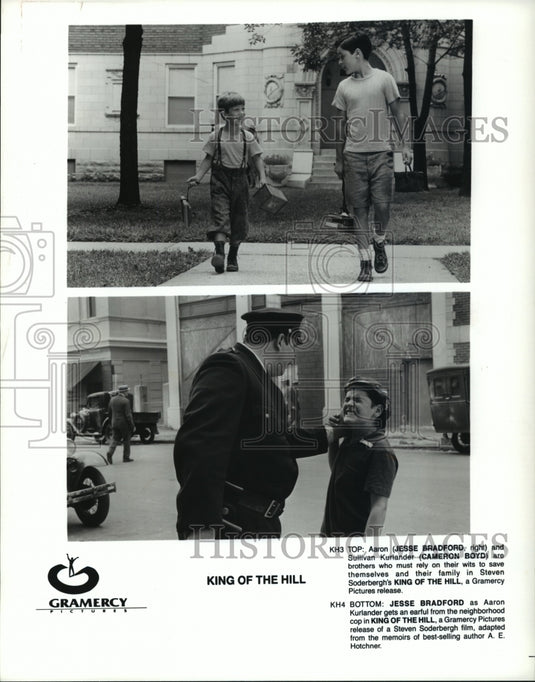 1993 Press Photo Scenes from the film "King of the Hill" - mjp08076 - Historic Images