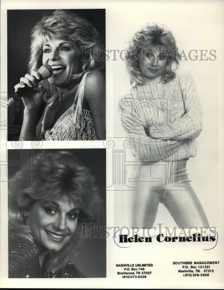 1987 Press Photo Helen Cornelius, Country Western Singer. - mjp08106- Historic Images