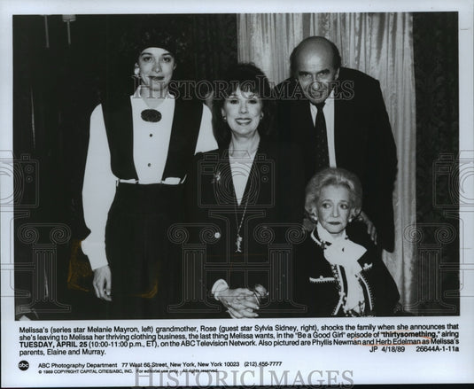 1989 Cast of ABC's "thirtysomething"-Historic Images