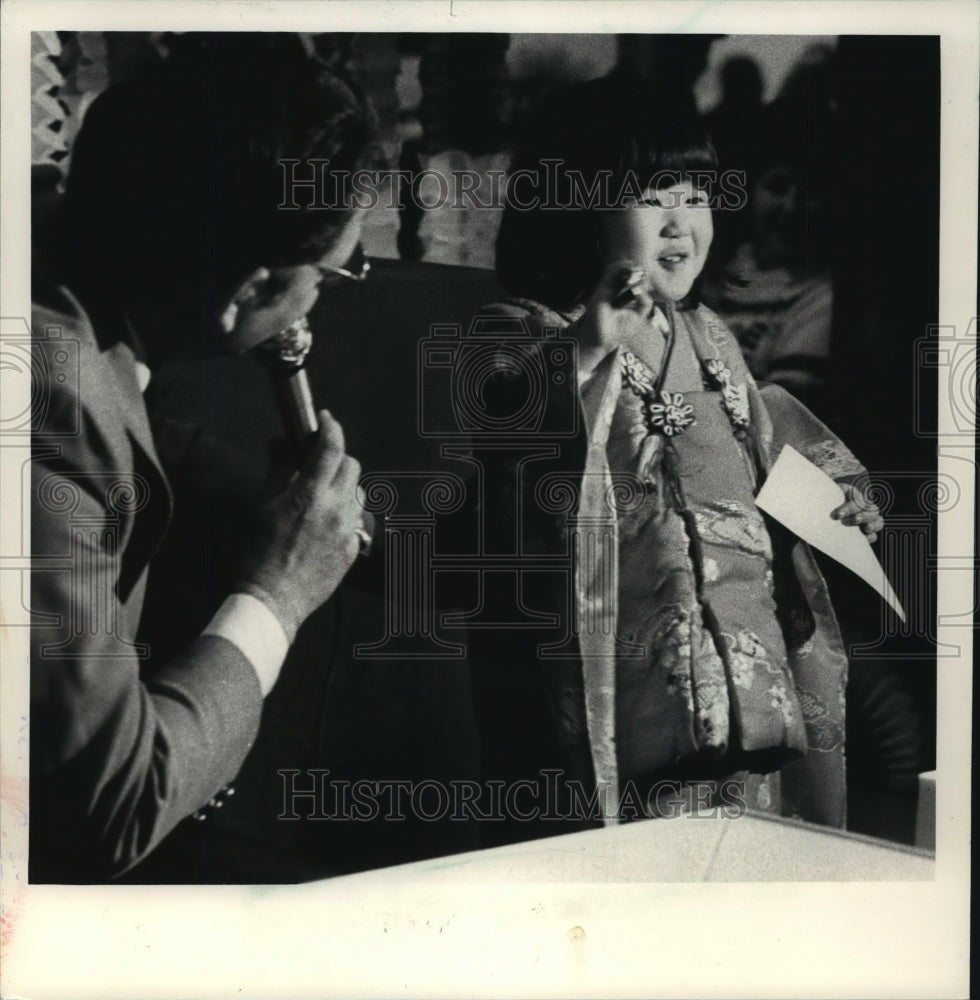 1988 Press Photo Yuri Watanabe named Madison's prettiest baby in baby pageant - Historic Images