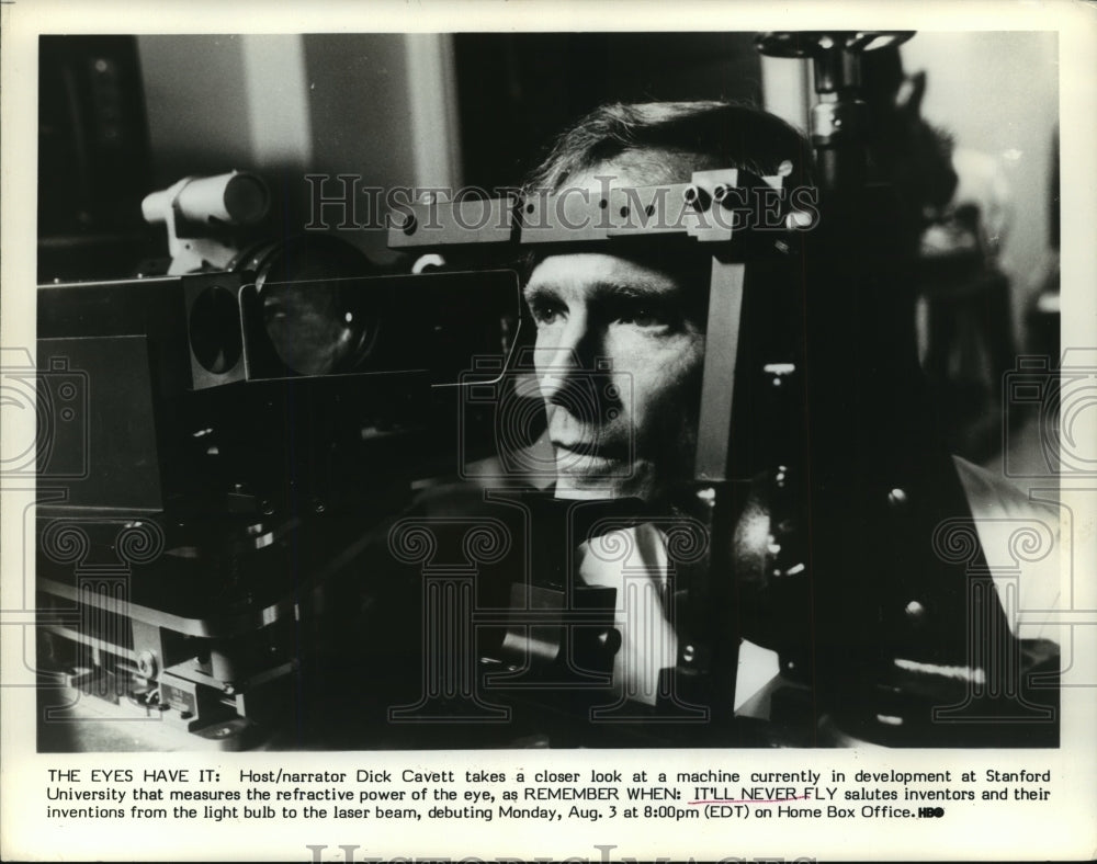 1982, Dick Cavett in &quot;Remember When: It&#39;ll Never Fly&quot; - mjp08370 - Historic Images