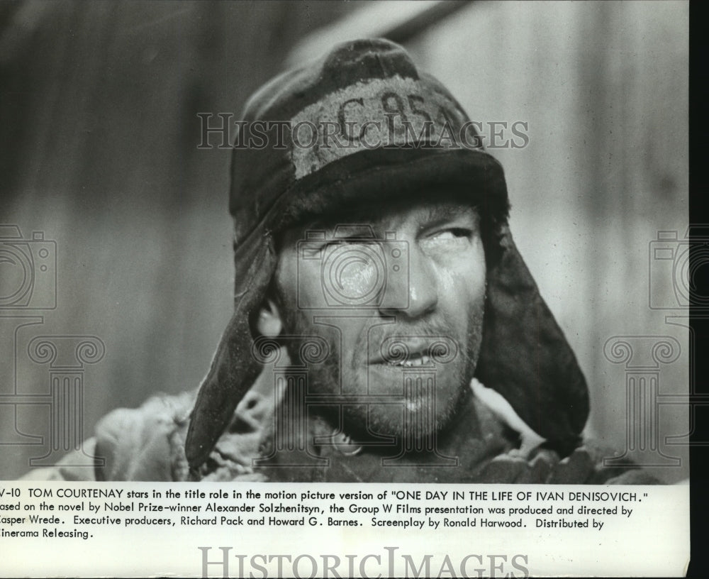 1974 Press Photo Tom Courtenay stars in "One Day in the Life of Ivan Denisovich. - Historic Images