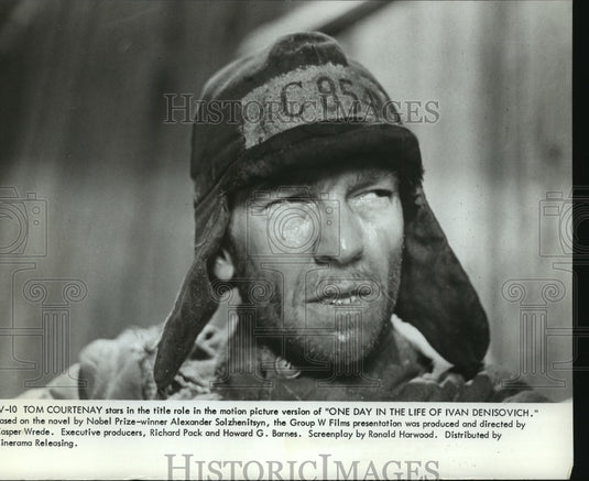1974 Press Photo Tom Courtenay stars in "One Day in the Life of Ivan Denisovich. - Historic Images