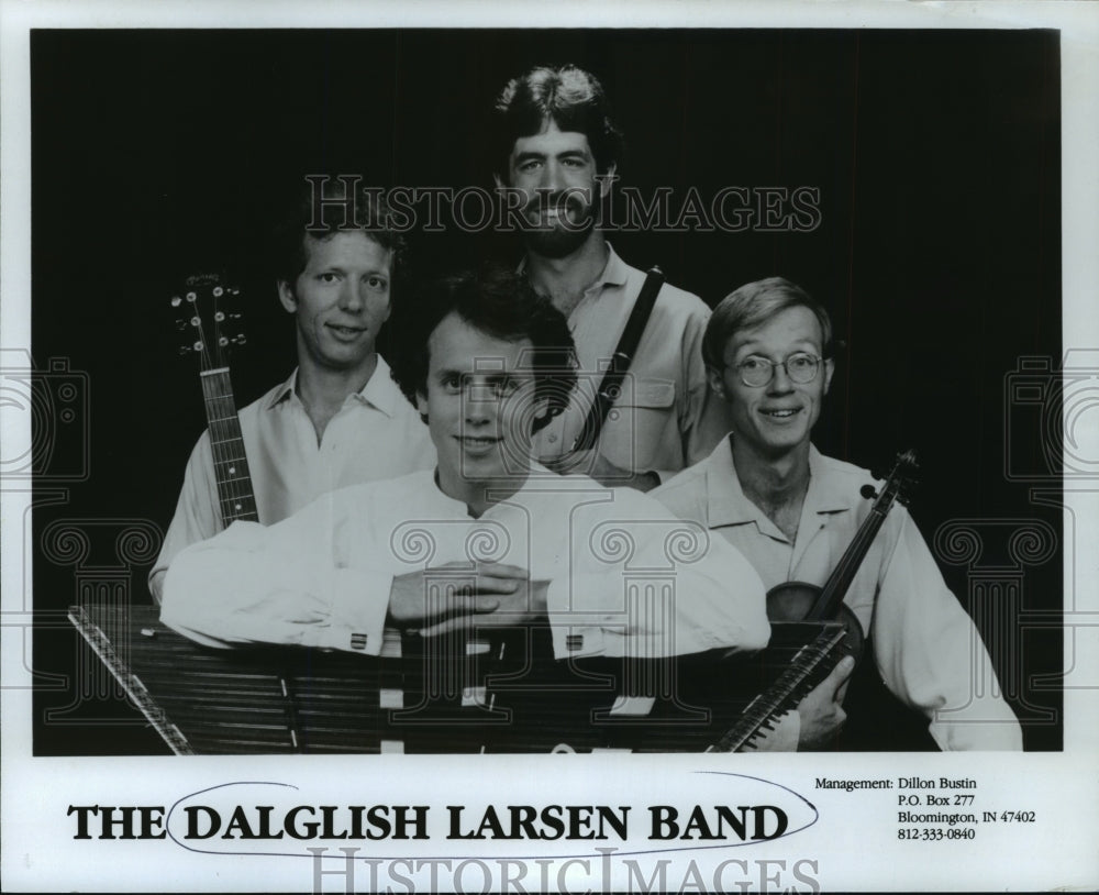 1982 Press Photo &quot;The Dalglish Larsen Band&quot; - mjp08473 - Historic Images