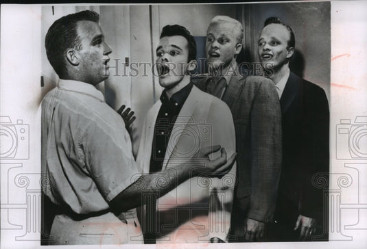 1959, Gary, Lindsay, Phillip, and Dennis Crosby, sons of Big Crosby. - Historic Images