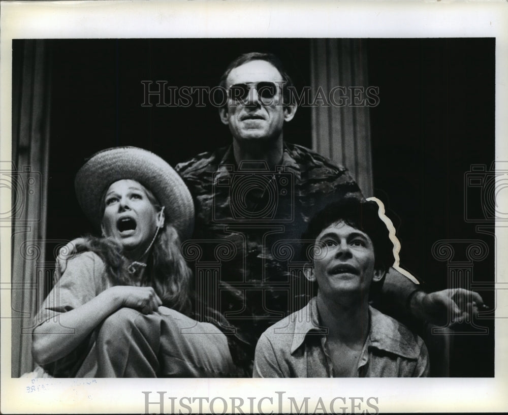 1979, Actors Peggy Cowles, Daniel Ziskie, John Pielmeir - mjp08520 - Historic Images
