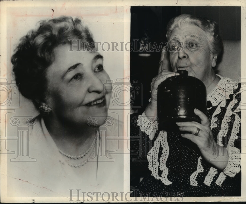 1961, Academy Award Winning actress Jane Darwell - Historic Images