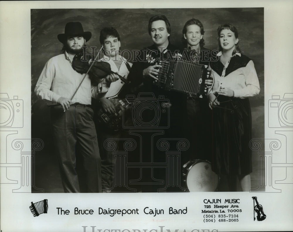 1990 Press Photo The Bruce Daigrepont Cajun Band - mjp08607 - Historic Images