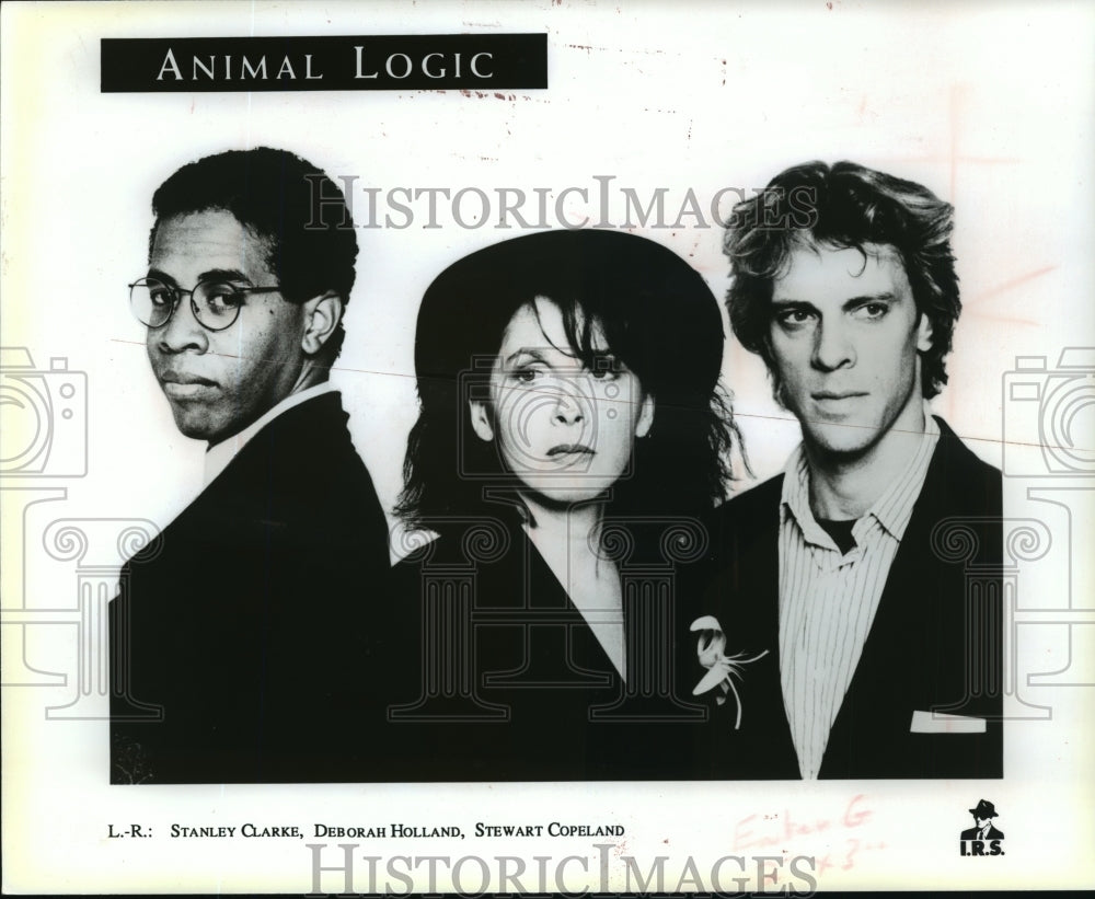1989 Stanley Clarke, Deborah Holland, Stewart Copeland, Animal Logic - Historic Images