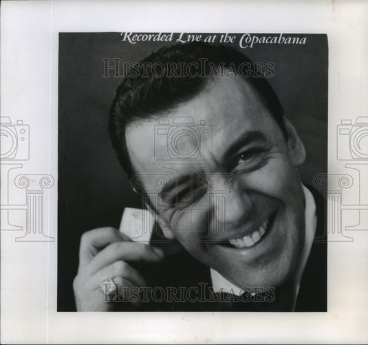 1966 Press Photo Comedian Norm Crosby fractures English in a new album.-Historic Images