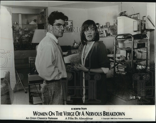 1983 Press Photo Antonio Banderas in "Women On The Verge Of A Nervous Breakdown"- Historic Images