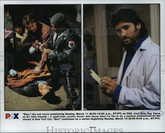 2001 Billy Ray Cyrus stars in Doc, on PAX.-Historic Images
