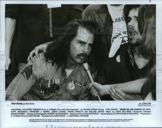 1989, Tom Cruise stars in Born on the Fourth of July. - mjp09018 - Historic Images