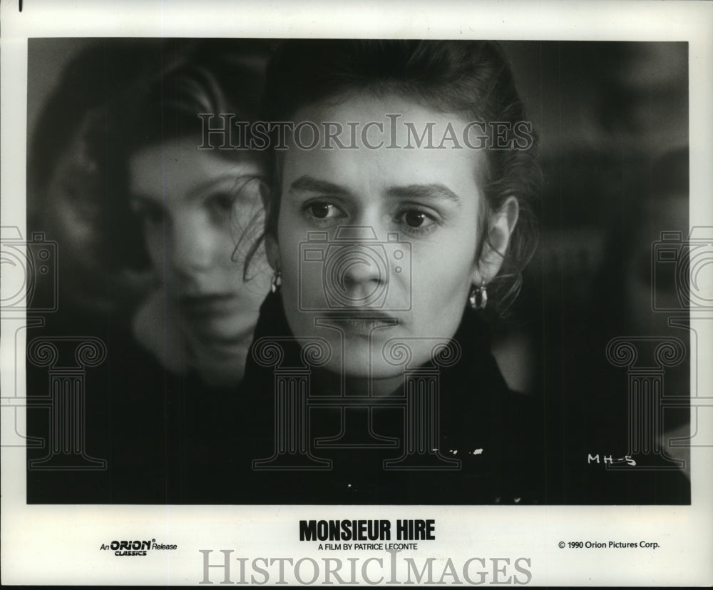 1990, Sandrine Bonnaire in Patrice LeConte&#39;s &quot;Monsieur Hire&quot; - Historic Images
