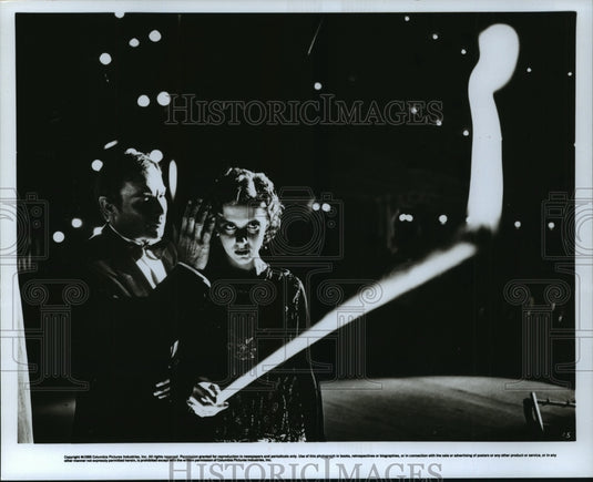 1988 Press Photo Klaus Mafia Brandouer, Adriana Biedrzynska in "Hanussen" - Historic Images