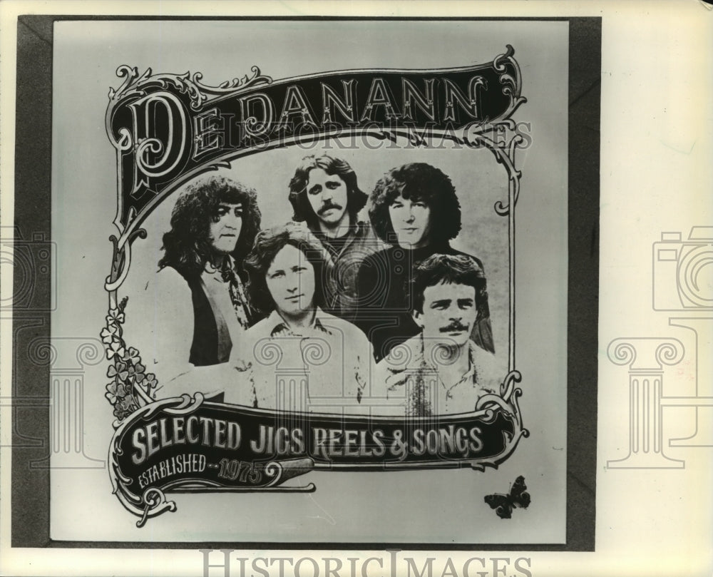 1982, De Danann, Irish folk band album Selected Jigs, Reels &amp; Songs. - Historic Images