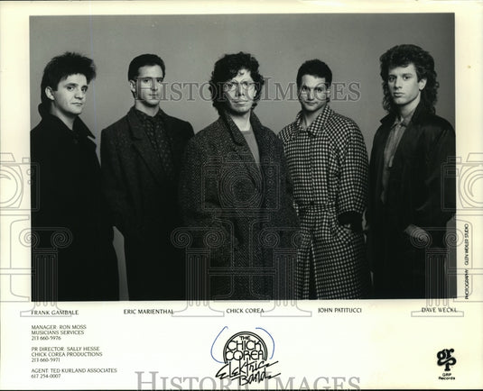1987, Frank Gambale, Eric Marienthal of The Chick Corea Elektric Band - Historic Images