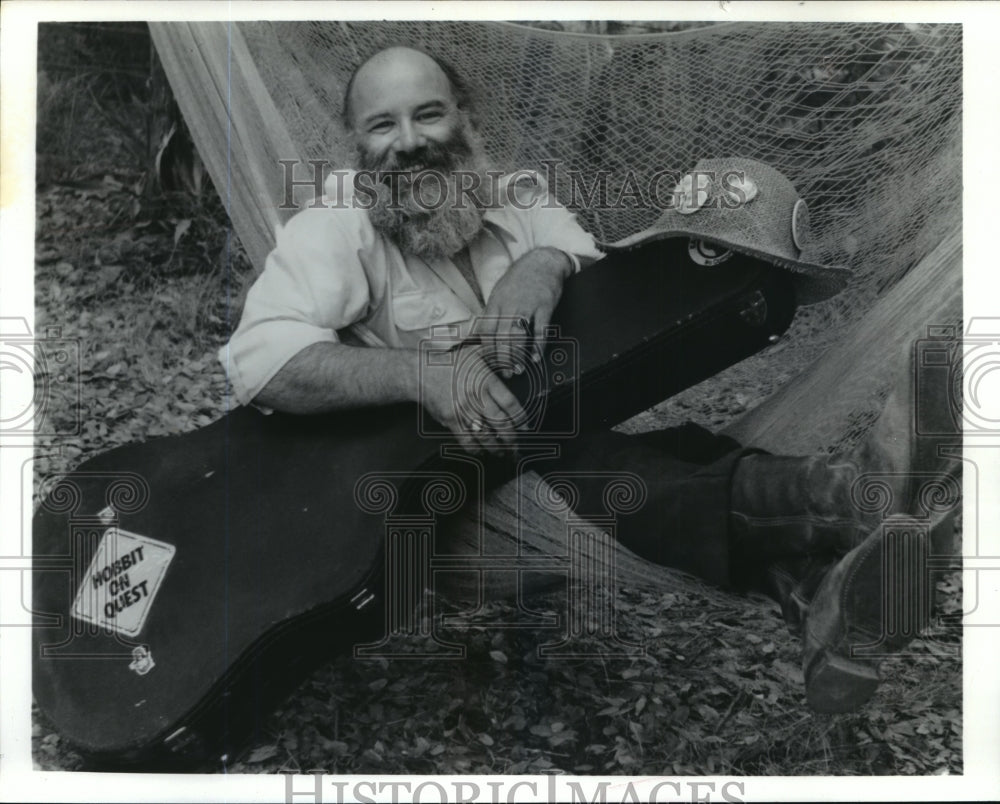 1994 Press Photo Folk singer David HB Drake to perform at Wiscon-Sing show. - Historic Images