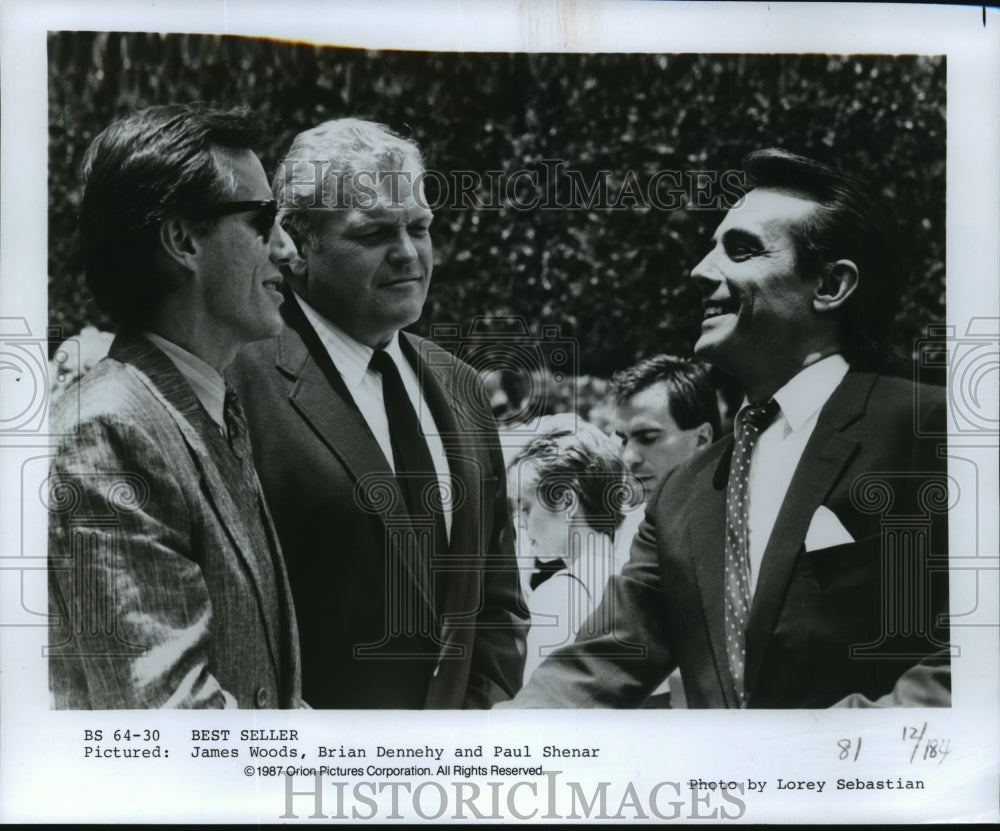 1987 James Woods, Brian Dennehy and Paul Shenar in Best Seller.-Historic Images