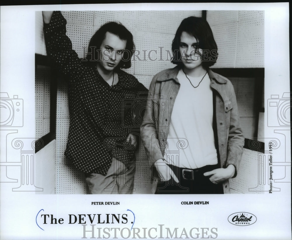 1993 Peter Devlin and Colin Devlin of The Devlins.-Historic Images