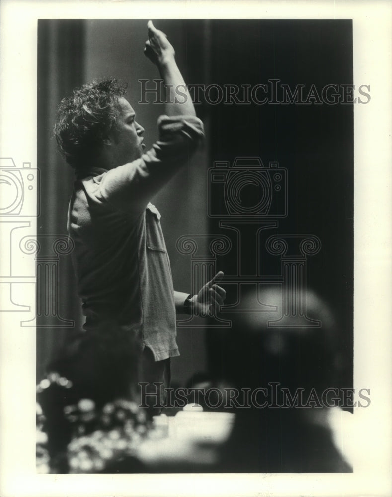 1981 Press Photo Edo De Waart, music director of the San Francisco Orchestra. - Historic Images
