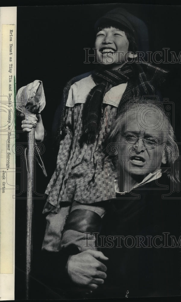 1985, Daniel Mooney in A Christmas Carol, at Milwaukee Repertory. - Historic Images