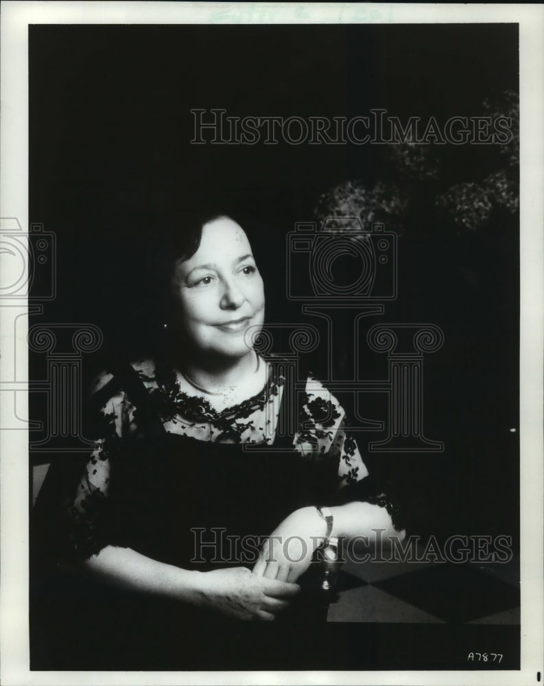 1985 Alicia De Larrocha, Spanish pianist and composer.-Historic Images